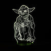 Master Yoda is 3D Lamp - Edrimi