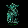 Master Yoda is 3D Lamp - Edrimi