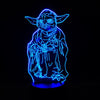 Master Yoda is 3D Lamp - Edrimi