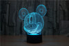 Mickey Mouse 3D lED Night Lamp - Edrimi