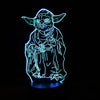 Master Yoda is 3D Lamp - Edrimi