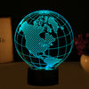 America 3D Lamp, - Edrimi