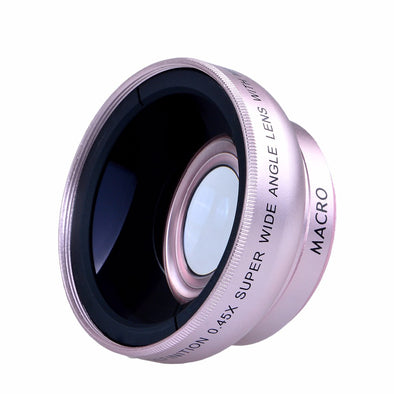 New HD 37MM 0.45x Super Wide Angle Lens with 12.5x Super Macro Lens for iPhone 6 Plus 5S 4S Samsung S6 S5 Note 4 Camera lens Kit - Edrimi