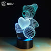 Teddy Bear 3D Lamp with 7 Colors Changing ! - Edrimi
