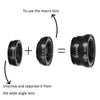 Universal 3 in 1 Clip Fish Eye Smartphone Camera Lens - Edrimi