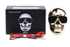 Metallic Skull Shape Wireless Bluetooth Speaker - Edrimi