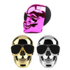 Metallic Skull Shape Wireless Bluetooth Speaker - Edrimi