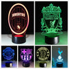 3D European Soccer emblems Lamp - Edrimi