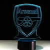 3D European Soccer emblems Lamp - Edrimi