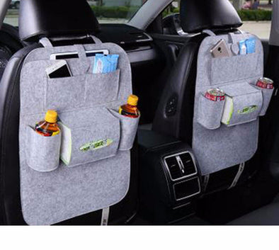 Grey Vehicle Multi-Pocket Back Seat - Edrimi