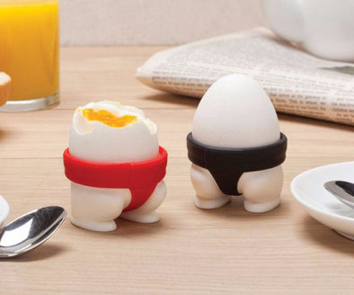 2 Pcs/Set Colorful Silicone Sumo Shaped Egg - Edrimi