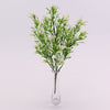 34CM 5 forks Bonsai Rural Plastic Grass Potted Plant Set Artificial Flowers Bonsai flowerpot Wedding Home Decorative - Edrimi